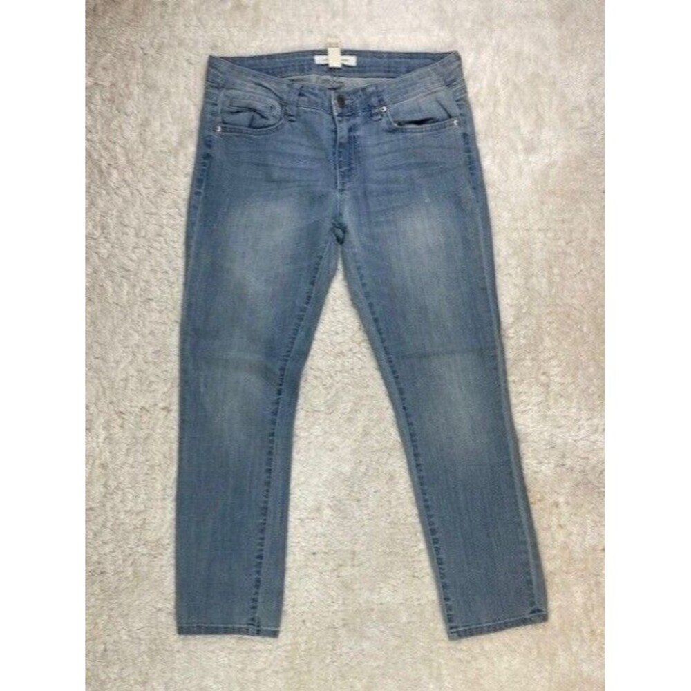 Life in Progress Size 27 Womens Jeans Low Rise Straight Light Wash Stretch